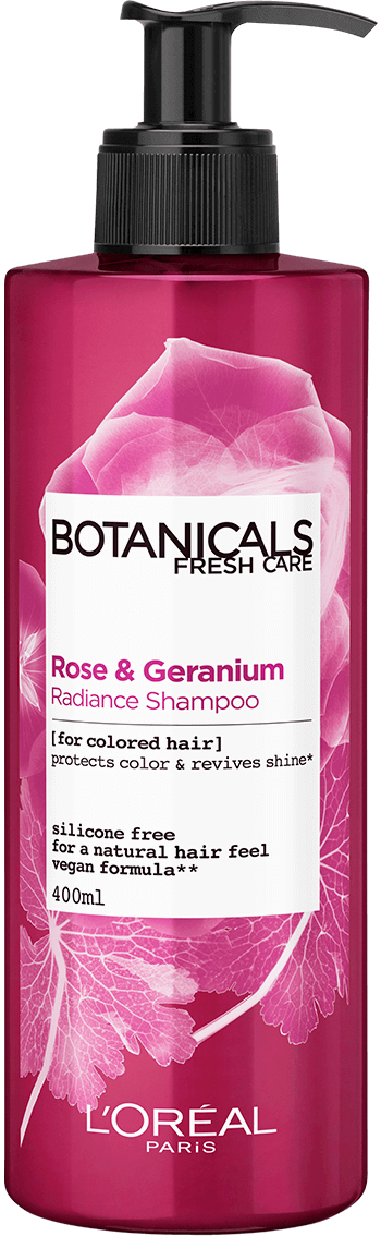 PIELEGNACJA_WLOSOW_BOTANICALS_ROZA_GERANIUM_SZAMPON_PACKSHOT_PRZOD
